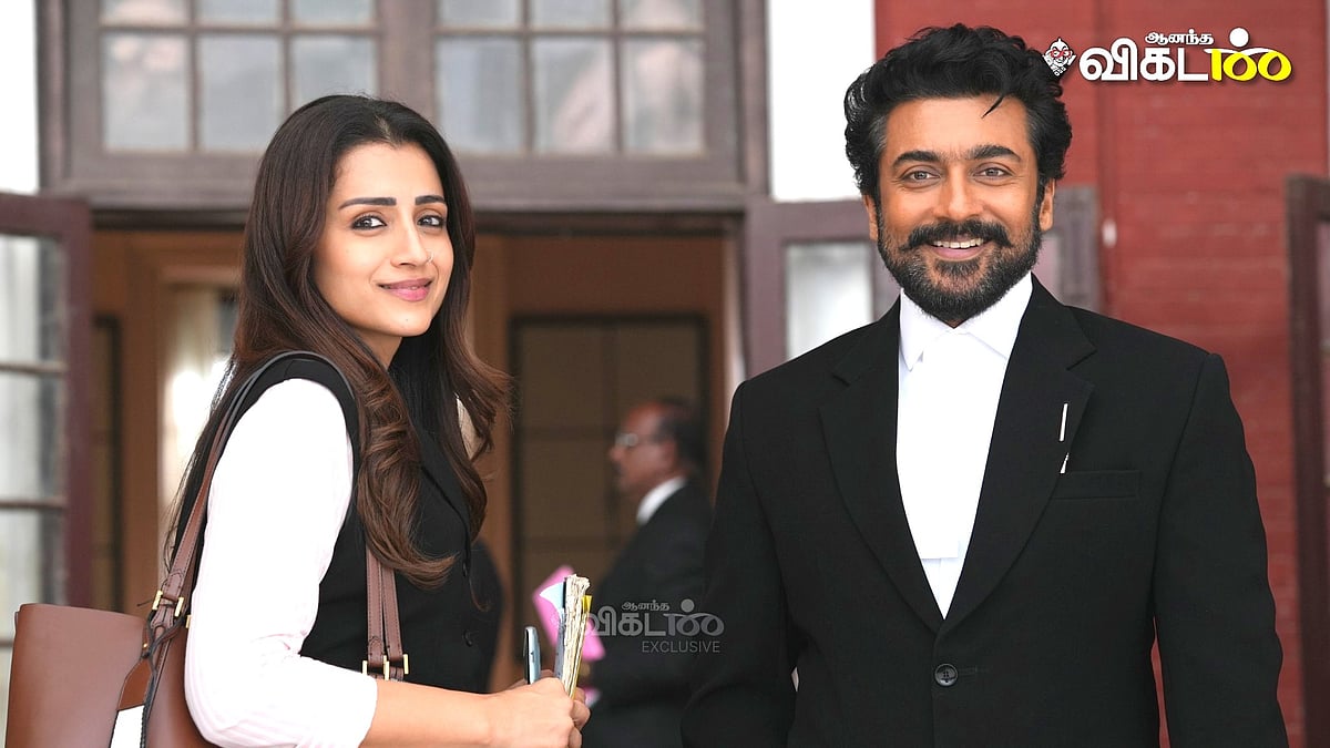 'என் கண்ணுக்குள் கவிதாஞ்சலி' ; சூர்யா - த்ரிஷாவின் கருப்பு பட எக்ஸ்களூசிவ் ஸ்டில்ஸ் | Photo Album