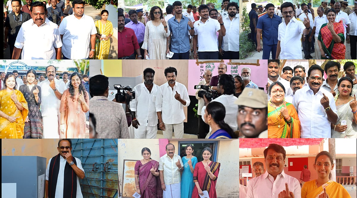 TN Election: `உதயநிதி டு நயினார்' குடும்பத்துடன் வந்து வாக்களித்த அரசியல் தலைவர்கள்- Poll Day Clicks