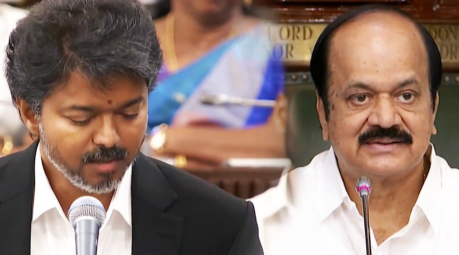 'சபாநாயகரை ஏன் அவை முன்னவரும், எதிர்க்கட்சி தலைவர் அமர வைக்கிறார்கள்?' - விஜய் சொன்ன குட்டி வரலாறு