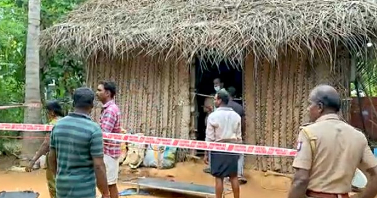 திருவாரூர்: தலைக்கேறிய கஞ்சா போதை; தாத்தா பாட்டியை கொன்று தீ வைத்த பேரன்!