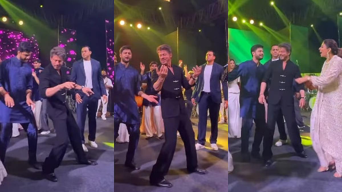 களைகட்டிய சரத் பவார் பேத்தியின் திருமணம்; நடனமாடிய 'பாலிவுட் பாட்ஷா' ஷாருக் கான்!