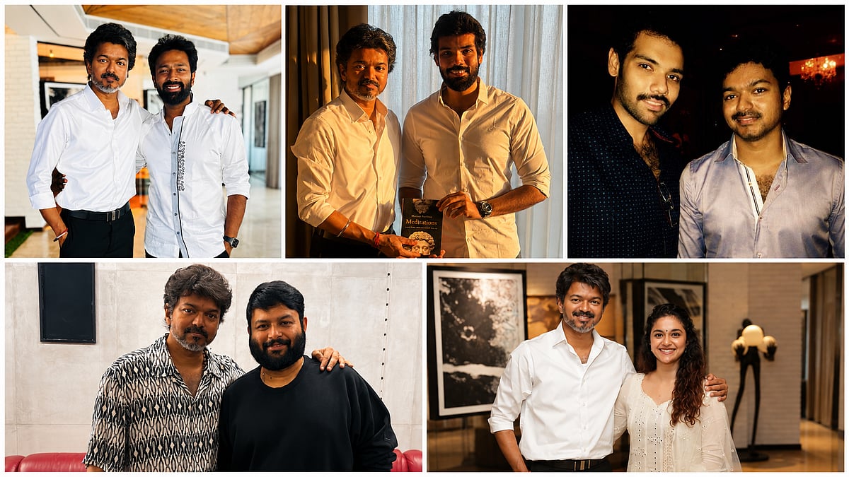 முதல்வர் விஜய் பிறந்தநாள்: வாழ்த்து தெரிவிக்க பிரபலங்கள் பகிர்ந்த புகைப்படங்கள் | Photo Album