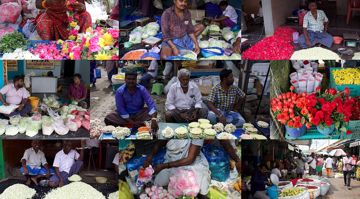 'மலர்களின் உலகில் ஒரு புகைப்படப் பயணம்' - மாட்டுத்தாவணி பூ மார்க்கெட் க்ளிக்ஸ்! | Photo Album