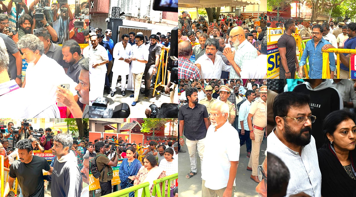 பாக்யராஜ் மறைவு: அரசியல், திரைப்பிரபலங்கள் நேரில் அஞ்சலி - புகைப்படத் தொகுப்பு!