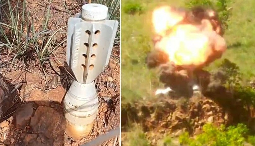 ராணிப்பேட்டை: மலையில் துளைத்திருந்த ராணுவ வெடிகுண்டு - பாதுகாப்பான முறையில் அழித்த நிபுணர் குழு!
