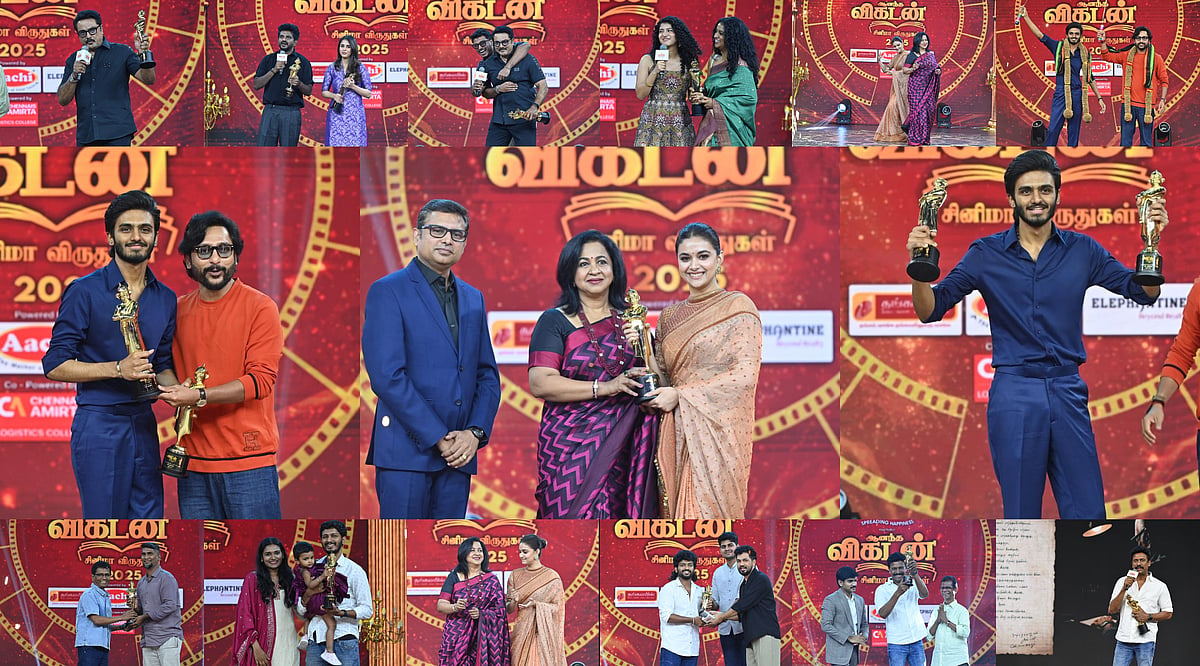 பிரதீப், அபயங்கர் `டு' கீர்த்தி சுரேஷ் -  விகடன் விருது விழா மேடையை அலங்கரித்த நட்சத்திரங்கள் |Album