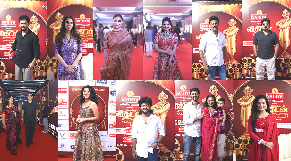 Red Carpet-ஐ அலங்கரித்த திரை நட்சத்திரங்கள் - ஆனந்த விகடன் சினிமா விருதுகள் 2025 | Photo Album
