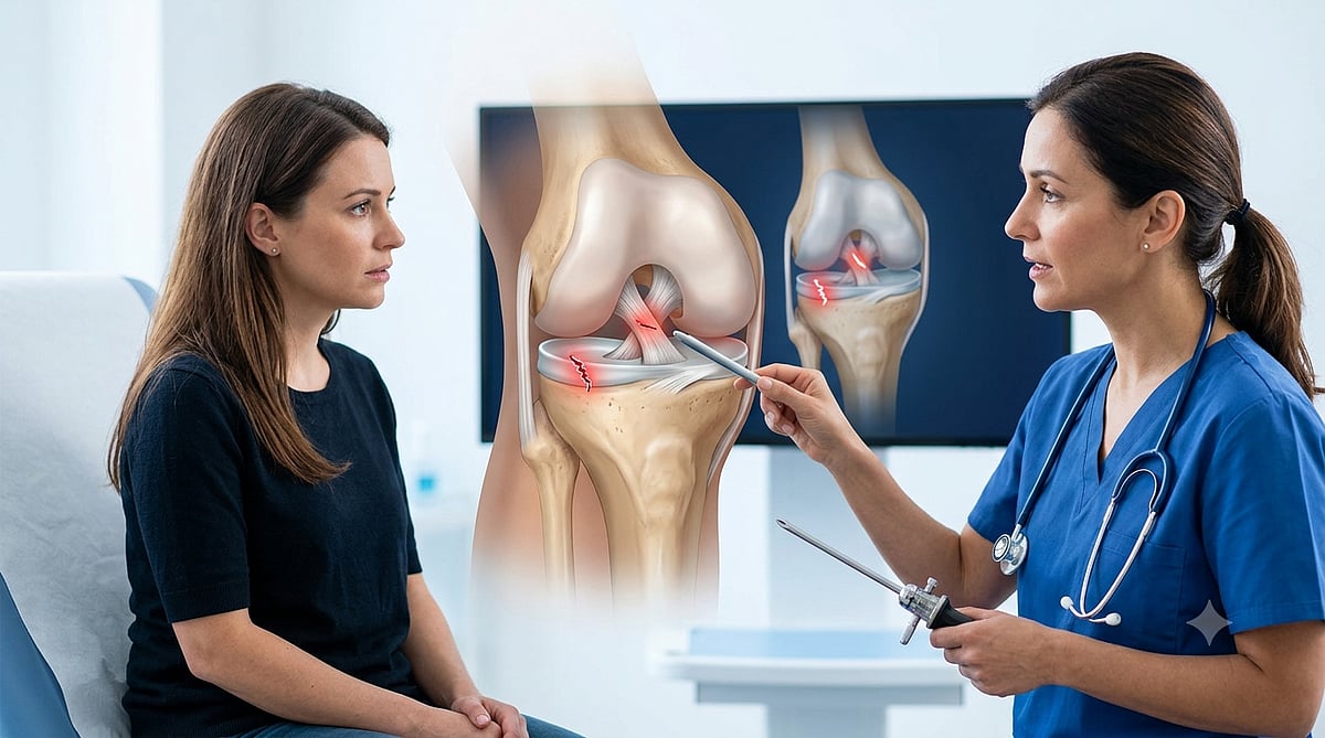Doctor Vikatan: பைக்கிலிருந்து விழுந்ததால் கால் மூட்டு கிழிசல்; பிசியோதெரபி மட்டும் போதுமா?