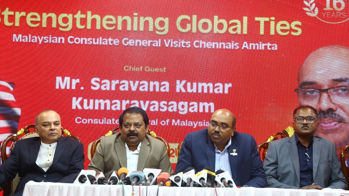 கல்வி, வேலைவாய்ப்பு : சென்னைஸ் அமிர்தா கல்விக் குழுமத்திற்கு மலேசிய துணைத் தூதரகத் தலைவர் வருகை