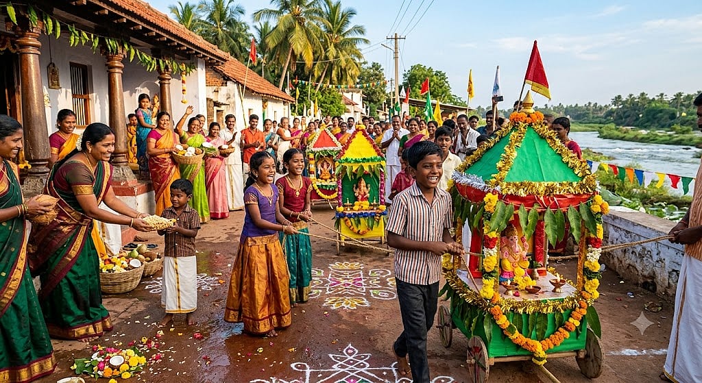 ஆடி பதினெட்டும் சிறுவர்களின் சப்பரத் தேர் திருவிழாவும்!