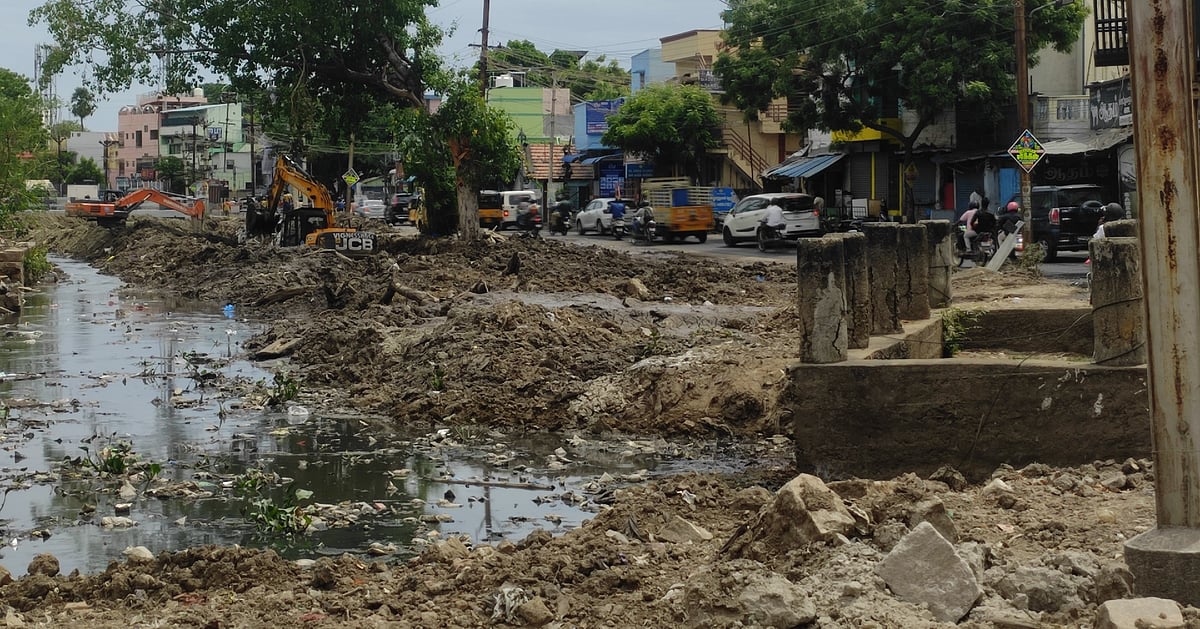மழைக்காலத்தில் கழிவுநீர் சூழும் அபாயம் - மதுரை கோரிப்பாளையத்தில் வலுக்கும் மக்கள் போராட்டம்!