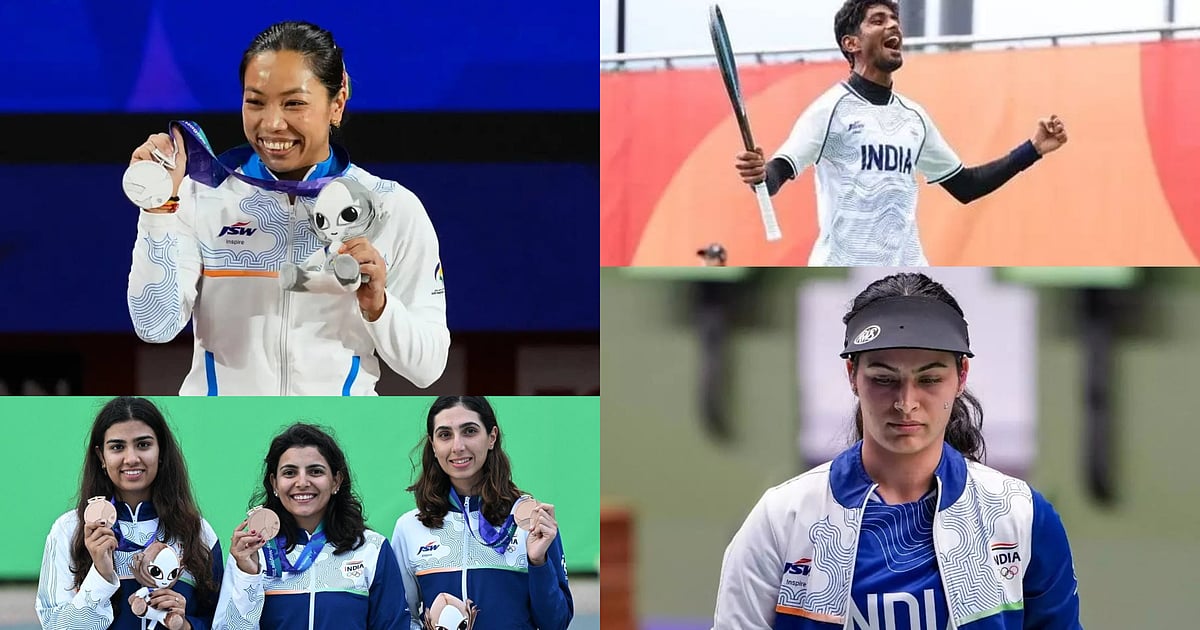 Asian Games: வெயிட்லிஃப்டிங், சாஃப்ட் டென்னிஸில் பதக்கங்களை குவித்த இந்தியா - ரவுண்ட்அப்!