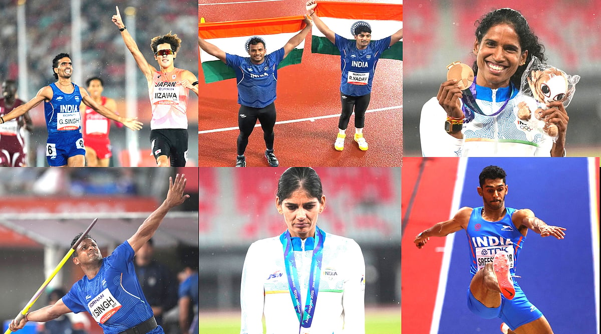 Asian games: நீளம் தாண்டுதல் டு ஈட்டி எறிதல்... பதக்கங்களைக் குவித்த இந்தியா | Roundup