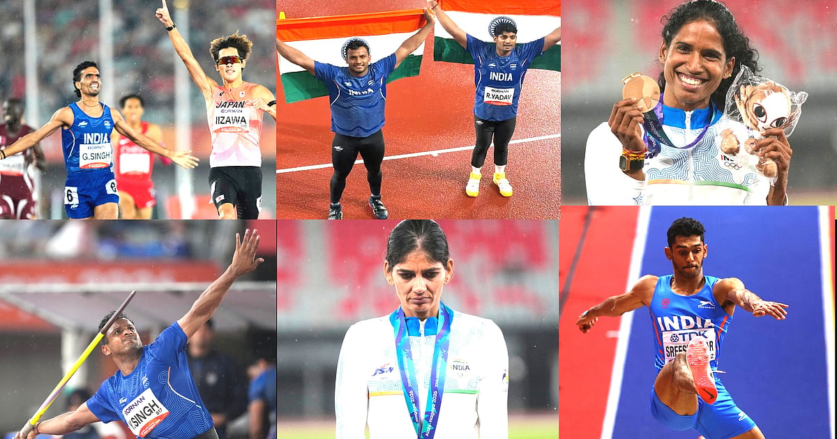 Asian games: நீளம் தாண்டுதல் டு ஈட்டி எறிதல்... பதக்கங்களைக் குவித்த இந்தியா | Roundup
