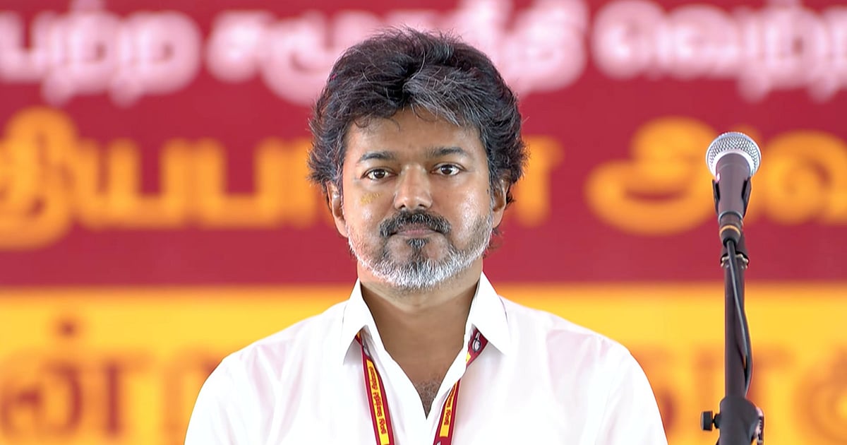 'தீயசக்தி திமுகவுக்கும், துரோகி `மற்றும் பலருக்கும்' ஓட்டு போடாதீங்க' - தாராபுரத்தில் முதல்வர் விஜய்