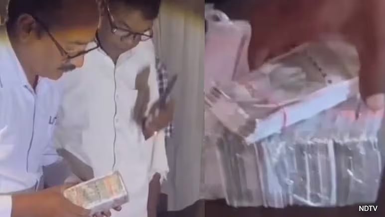 பூட்டிக்கிடந்த கடைக்குள் கள்ள நோட்டு மிஷின்; ரூ.37 லட்சத்திற்கு கள்ள நோட்டுக்களை அச்சடித்த நபர்