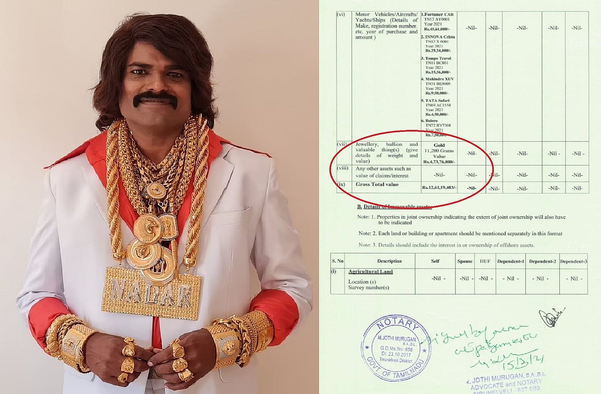 11,200 கிராம் தங்கம் அடேங்கப்பா... ஹரி நாடாரின் சொத்து மதிப்பு