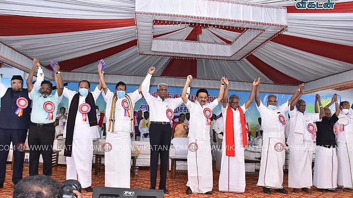 சீட்டுக்குக் கணக்கு... தொகுதிகளுக்கு வேட்டு! - கடைசி நேரத்தில் கரைசேரத் ...