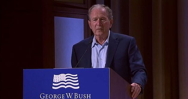 George W. Bush, yang menggantikan Irak dengan Ukraina;  Video viral dan ulasan festival untuk pengguna Internet!  |  Mantan Presiden AS George W. Bush menyebut invasi ke Irak tidak dapat dibenarkan