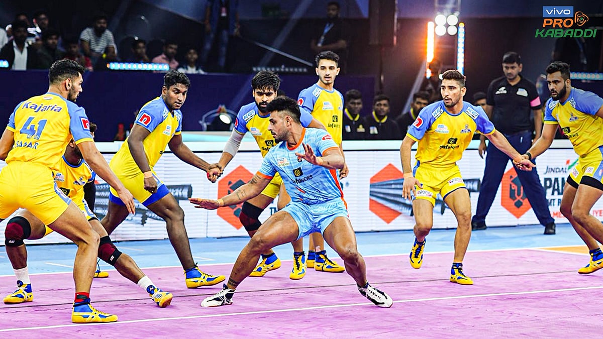 Pro Kabaddi: ரெய்டு ஓகே; டிஃபன்ஸ் சொதப்பல்; வழக்கத்தைப் போன்றே `டை’ க்குத் திரும்பும் தமிழ் தலைவாஸ்! |Pro Kabaddi – Tamil Thalaivas back to normal as they tied a match against Bengal