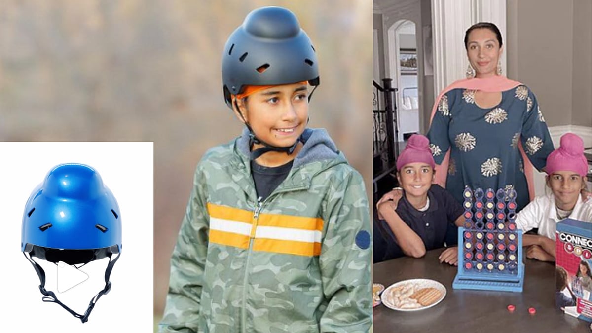 This is new... Sikh turban helmet; Designed for children and focused on