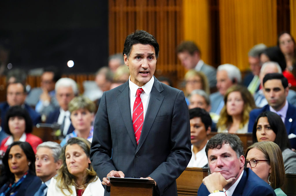 India---Canada-tensions:-`இரு-நாட்டு-உறவு-சிக்கலுக்கு-கனட-பிரதமரே-பொறுப்பு--ட்ரூடோ-குறித்து-இந்தியா