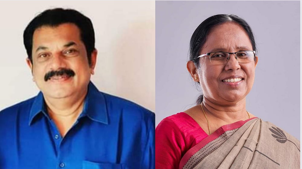 நடிகர் முகேஷ், கே.கே.ஷைலஜா