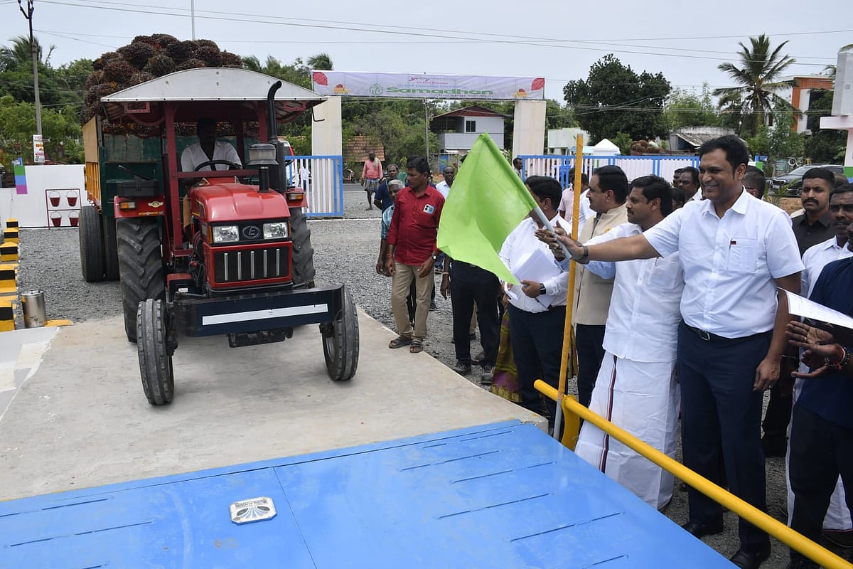 `பாமாயிலுக்கு சந்தையில் நல்ல விலை கிடைக்கிறது... ஆனால் - அமைச்சர் டி.ஆர்.பி.ராஜா!