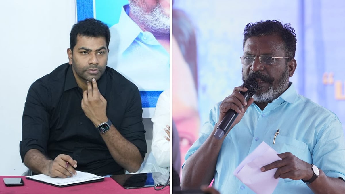 திமுக குறித்த விமர்சனம்; ஆதவ் அர்ஜுனா மீது நடவடிக்கை இருக்குமா? - மௌனம் கலைத்த திருமாவளவன் | Thirumavalavan spoke about Aadhav Arjuna controversy - Vikatan