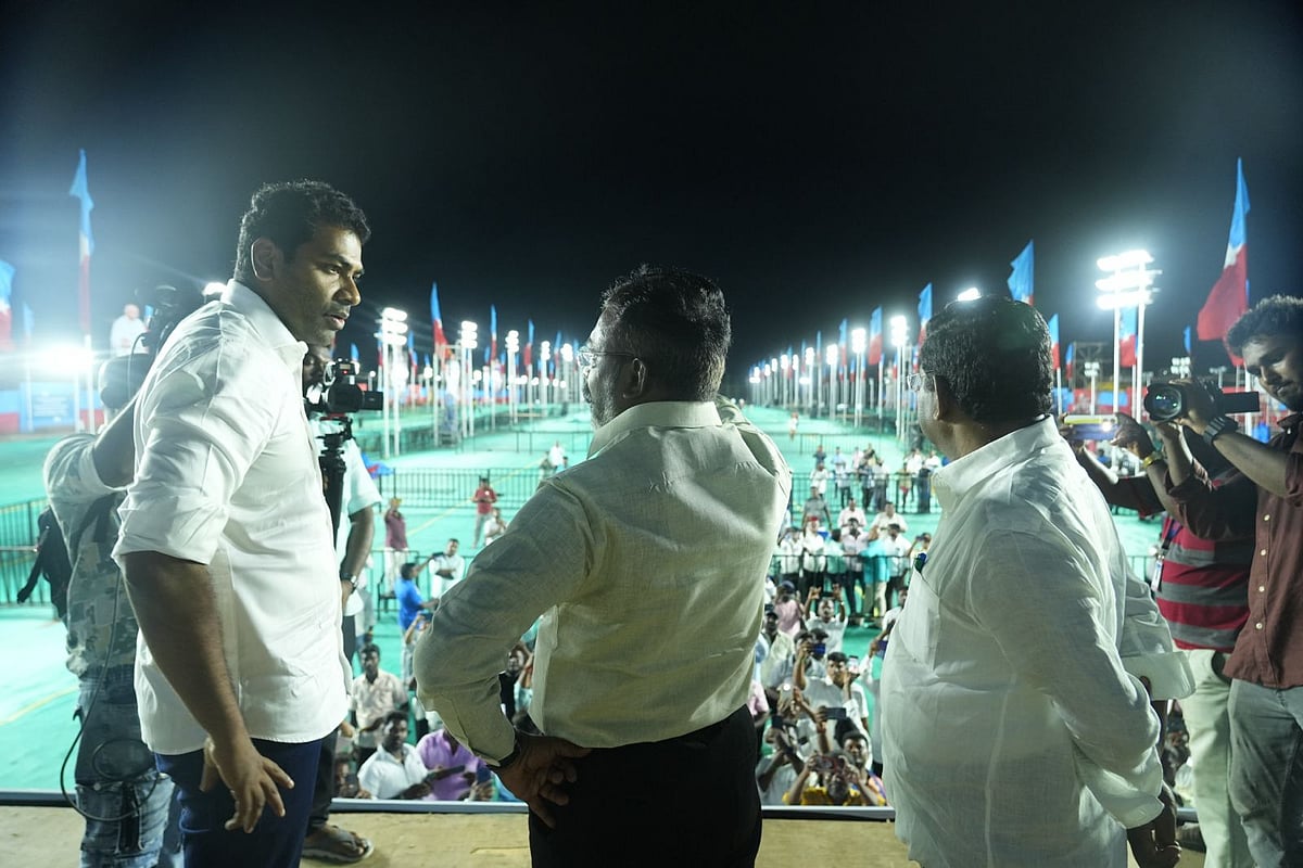 விசிக மாநாடு: 40 ஏக்கர்; 50,000 இருக்கைகள்; பிரமாண்ட மேடை; பிரமிக்கவைக்கும் ஏற்பாடுகள்