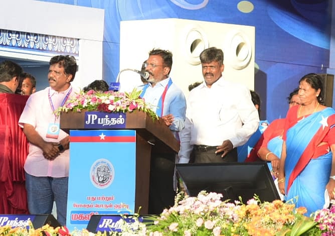 Vck: `இதைச் செய்தால் மதுக்கடைகள் தானாக மூடிவிடும்..! - விசிக மாநாட்டில் ஆர்.எஸ்.பாரதி பேசியதென்ன?