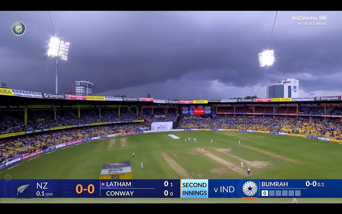 Ind Vs Nz: திடீரென ஆட்டத்தை நிறுத்திய நடுவர்;  அப்செட் ஆன ரோஹித்; என்ன நடந்தது?