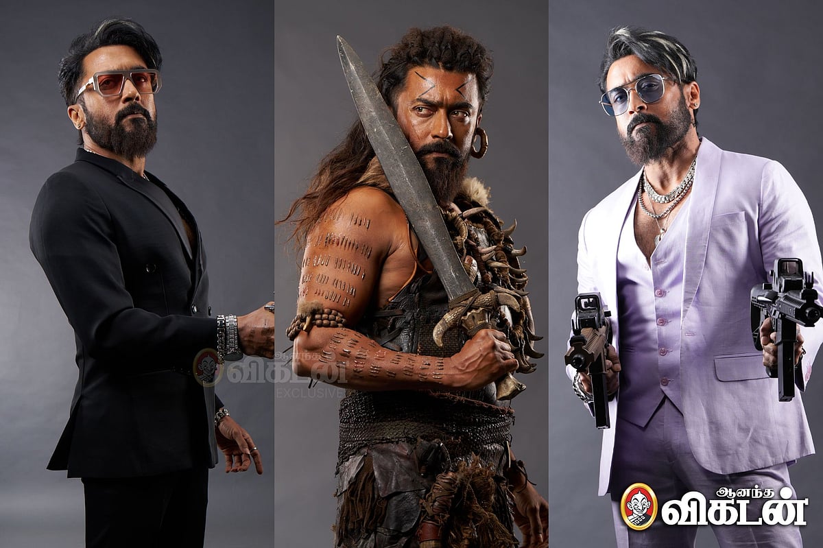 Kanguva Exclusive: `முன் நெற்றியும் முழங்காலும் மண் தொடா மண்டியிடா கங்குவா ஸ்டில்ஸ்| Photo Album
