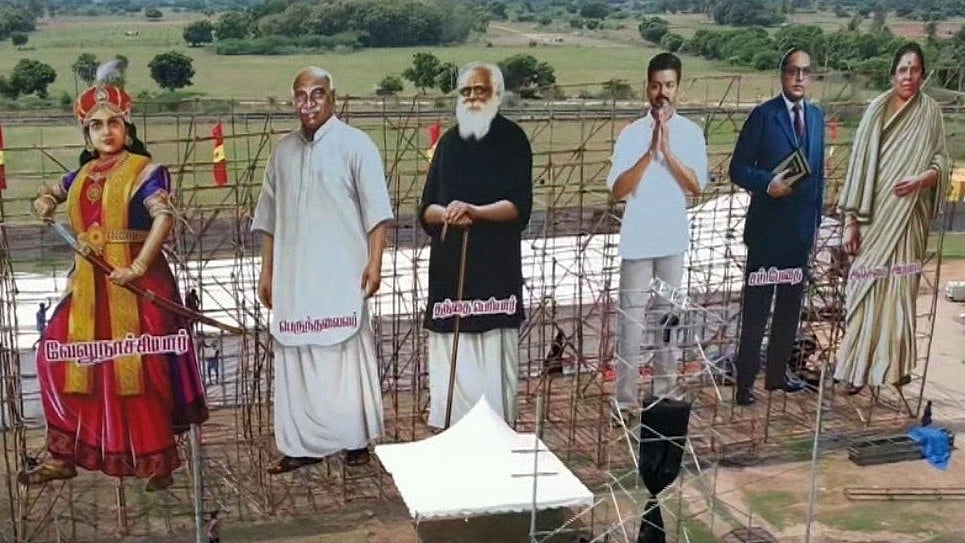 Tvk : `தவெக கட்அவுட்ல இருக்குற வேலுநாச்சியார் படத்தை வரைந்ததே நான்தான்... - சீமான்