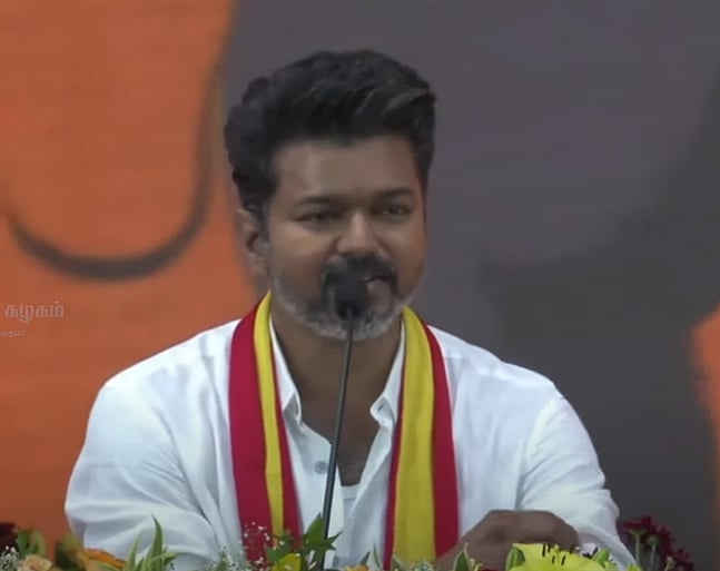 TVK: `என் கரியரின் உச்சத்தை உதறிவிட்டு உங்களை நம்பி வந்திருக்கிறேன்..! - விஜய்