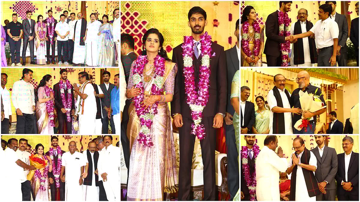 வைகோ இல்லத் திருமணம்; முன்னின்ற ஸ்டாலின்... திரண்டு வந்த அரசியல் தலைவர்கள்! | Photo Album | Photo Album of MDMK chief Vaiko grand daughter marriage reception - Vikatan