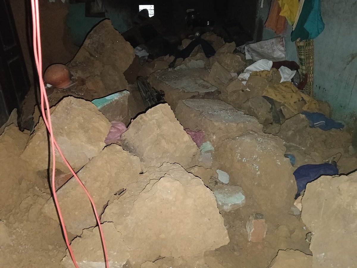கனமழை ஈரப்பதம்: வீட்டின் மண் சுவர் இடிந்து விழுந்து 5 வயது சிறுமி பலி! - அறந்தாங்கியில் சோகம்!