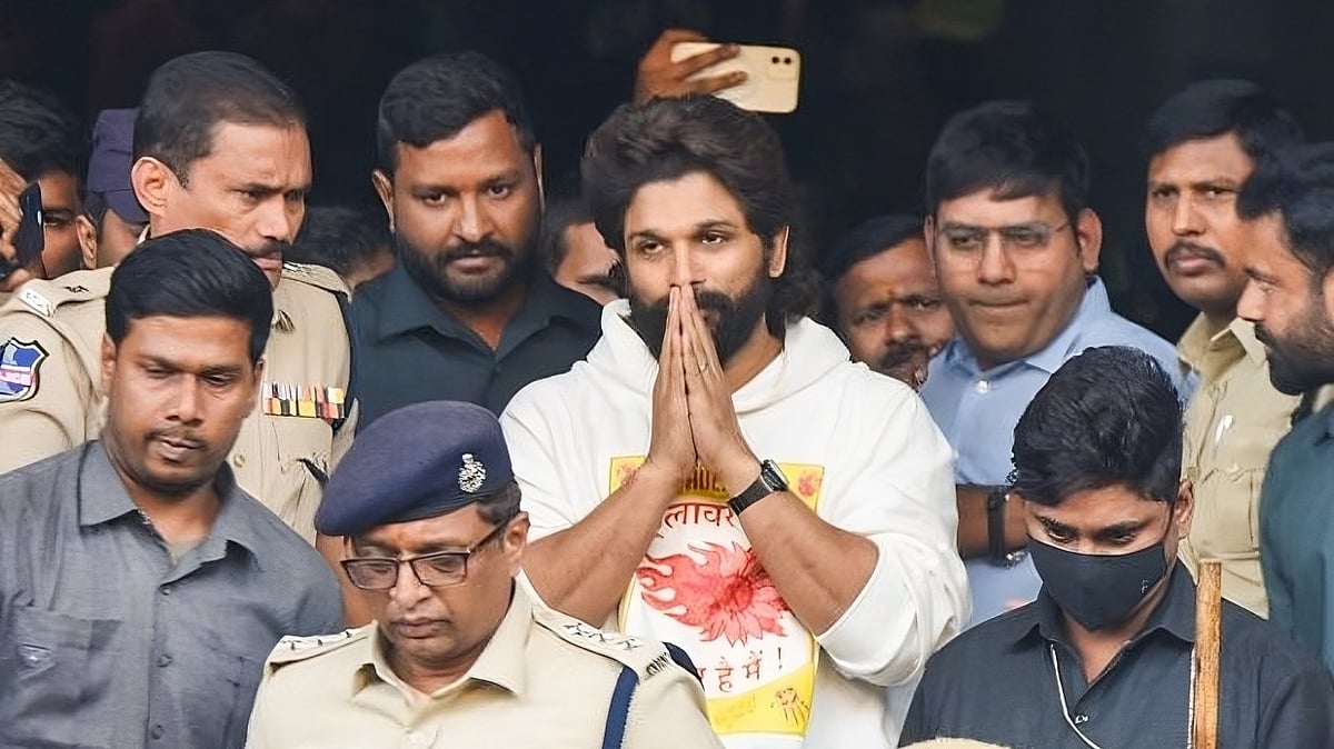 Allu Arjun Stampede Case : ரசிகை உயிரிழந்த வழக்கு; சிறையிலிருந்து ஜாமீனில் வெளியே வந்த அல்லு அர்ஜுன்