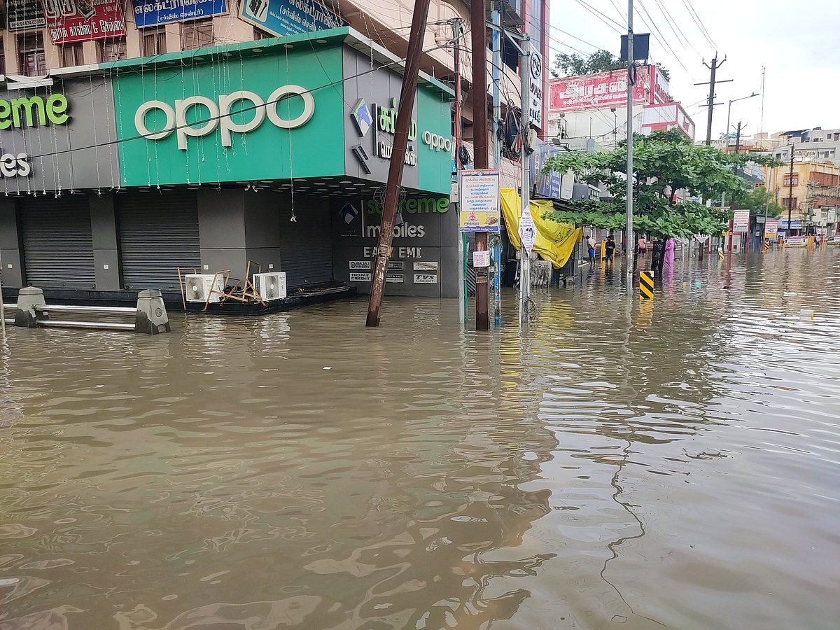 திருநெல்வேலி ஜங்ஷன் பேருந்து நிலையத்தை சூழ்ந்த மழை வெள்ளம்..! | Photo Album