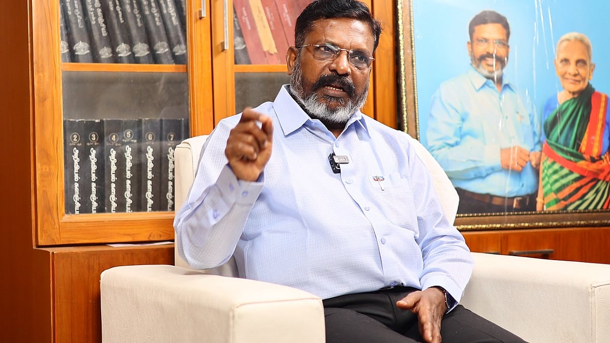 `இந்திக்கு அல்ல இந்தி திணிப்புக்கு தமிழ்நாட்டில் ஒருபோதும் இடம் இருக்காது - திருமாவளவன் பேசியதென்ன?