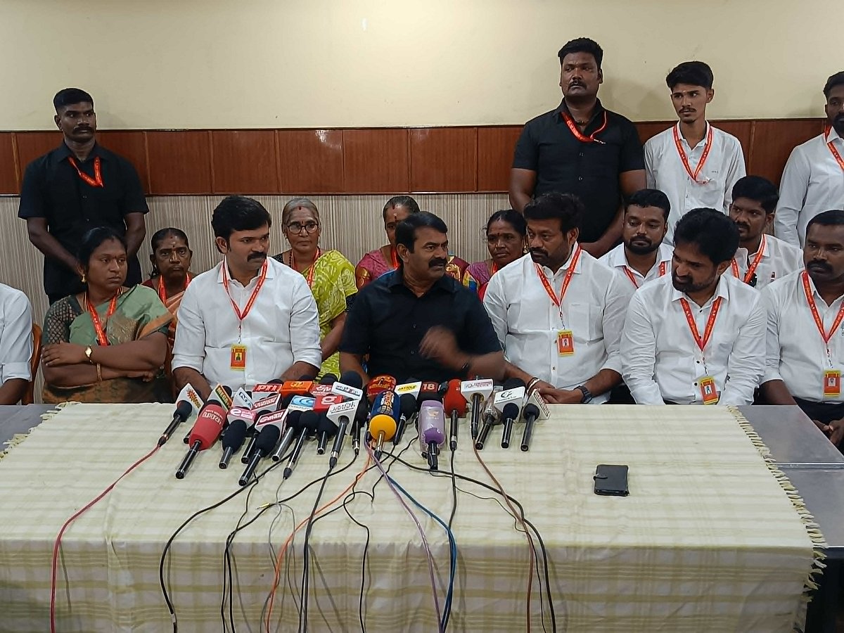 `செந்தில் பாலாஜியைப் பார்த்து பயப்படுவதற்கு அவர் என்ன ஆரியப்படை வீரரா? - சீமான் காட்டம்