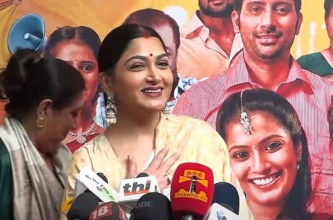 “என் வீட்டுக்காரருக்கு திருஷ்டி சுத்திப் போடணும், கண்ணு வெச்சிடாதீங்க ப்ளீஸ்...”- குஷ்பு நெகிழ்ச்சி