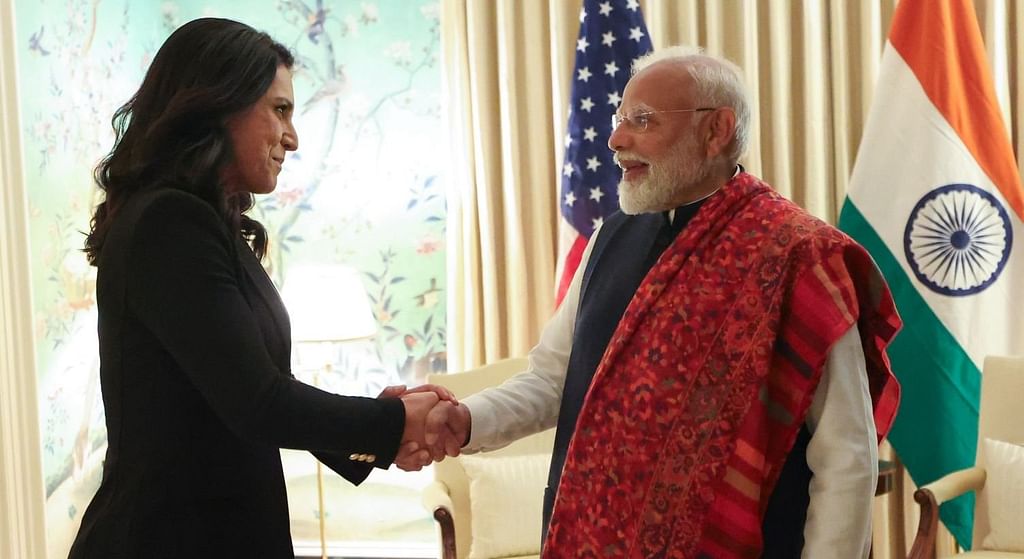 Tulsi-Gabbard:-அமெரிக்க-உளவுத்துறை-தலைவரை-சந்தித்த-மோடி!---யார்-இந்த-துளசி-கபார்ட்?