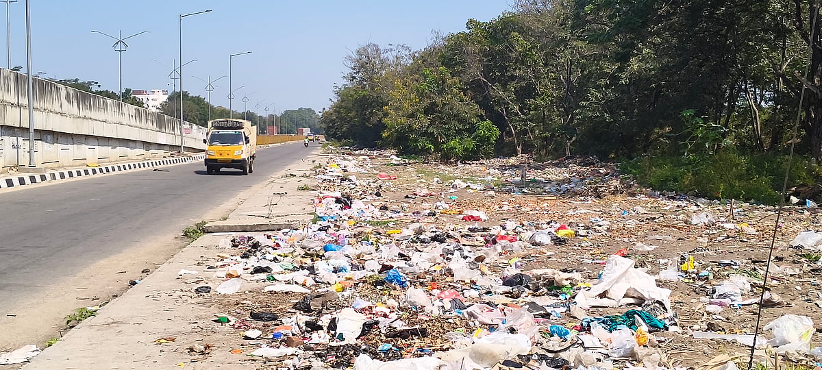 வேலூர்: மேல்மொனவூரில் குவியலாக கொட்டிக் கிடக்கும் குப்பைகள்; நோய் தொற்று பரவும் முன் கவனிப்பார்களா?