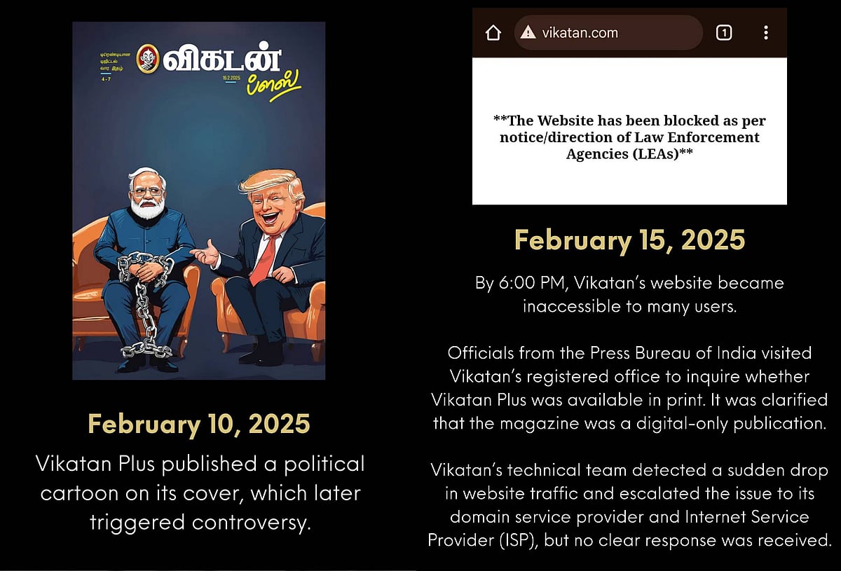 Vikatan Cartoon: ``ஒன்றிய அரசு செய்தது  சனநாயகததிற்கு எதிரானது- மக்கள் சிவில் உரிமைக் கழகம் (PUCL)