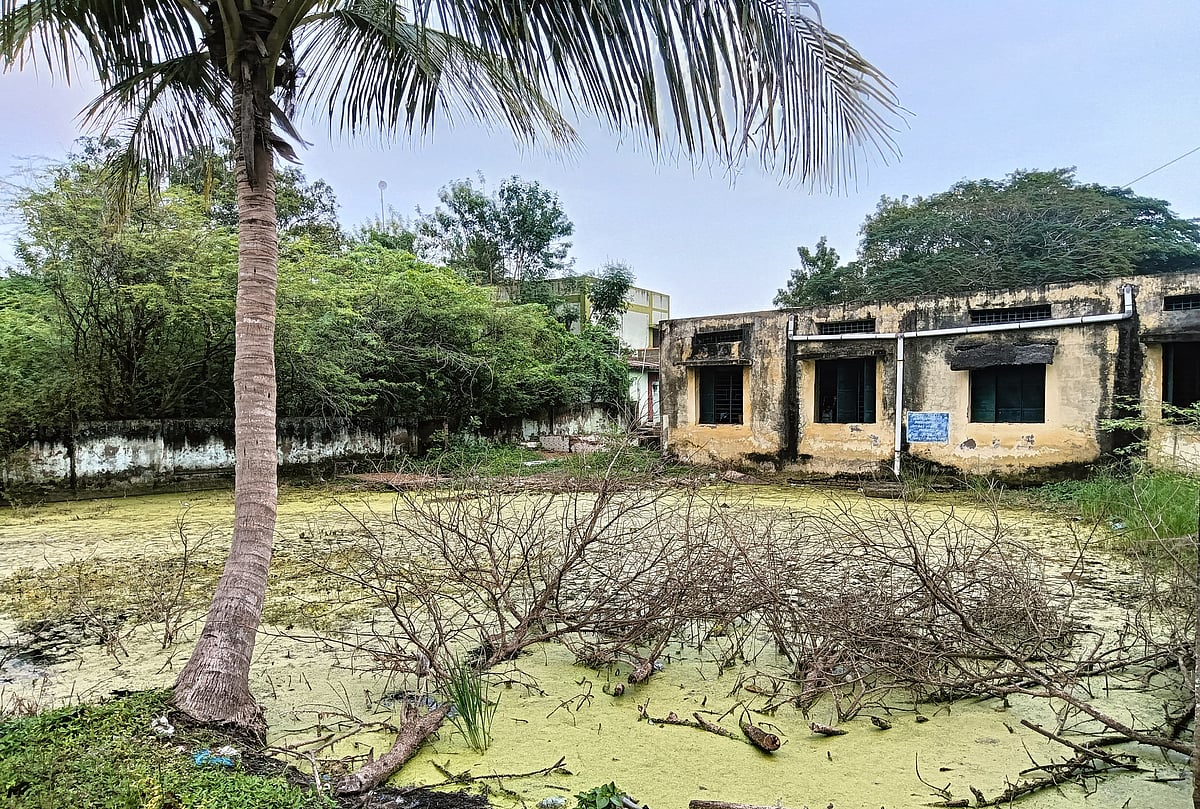 `அரசு பள்ளியில் கழிவறை வசதி இல்லை! - அவசரத்துக்கு அல்லாடும் மாணவர்கள்... திருவாரூர் அவலம்!