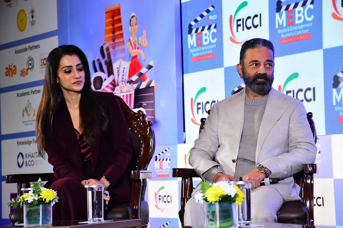 FICCI : இருவரையும் இந்த விஷயத்தில் மன்னிக்க மாட்டேன் - கமல், த்ரிஷா `Fireside Chat