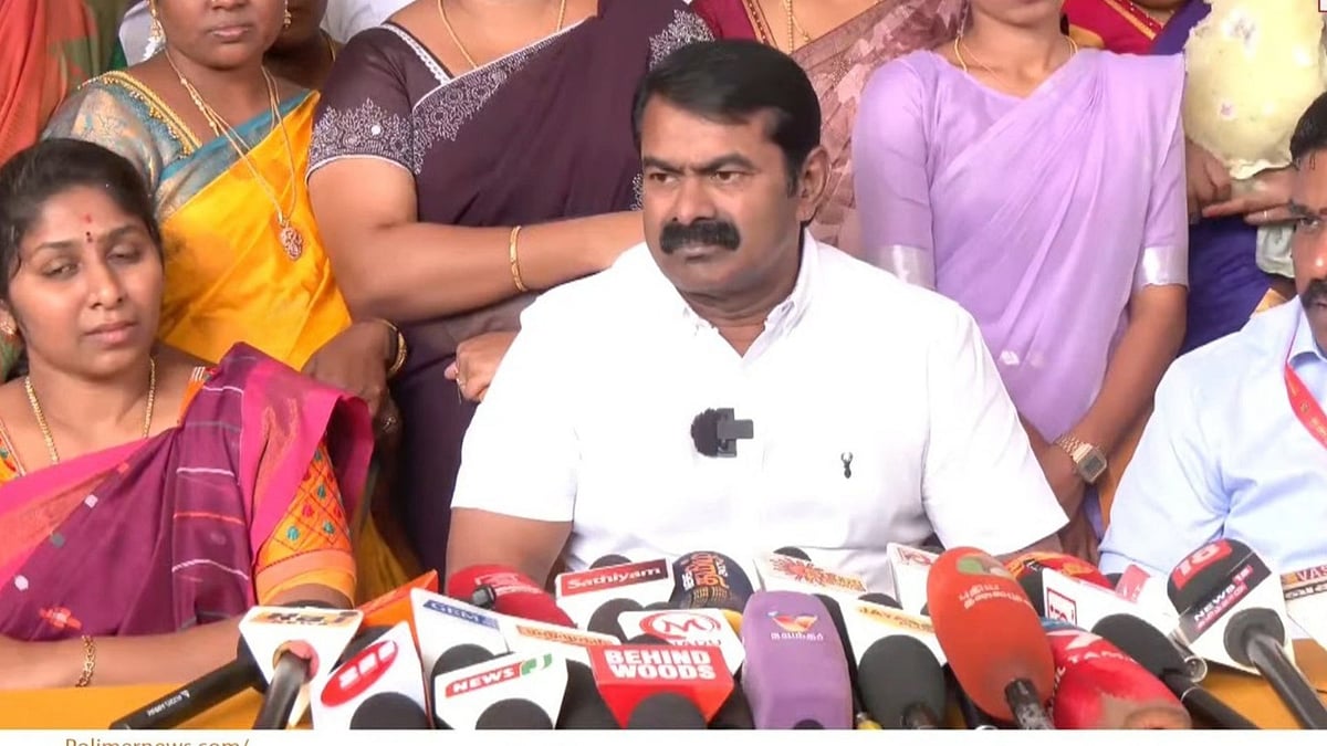 அந்தப் பெண்ணுக்கு ரூ.50,000 கொடுத்தேன்; சம்மனை கிழிப்பதும் கிழிக்காததும் எங்கள் விருப்பம்- சீமான்