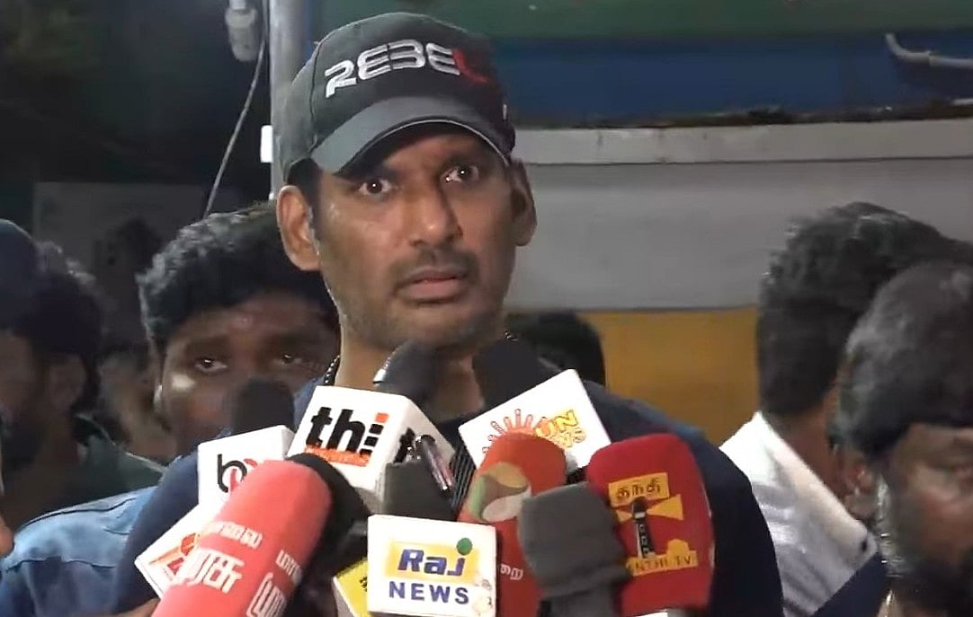 Vishal: ``விஜய் முதலில் பத்திரிகையாளர்களை சந்திக்கட்டும், அப்றோ..."- நடிகர் விஷால் பேசியதென்ன?