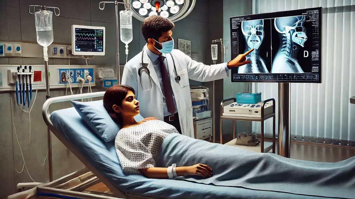 பிரியாணி சாப்பிட்ட பெண்ணின் தொண்டையில் சிக்கிய எலும்பு; 8 மணி நேரம் போராடி காப்பாற்றிய மருத்துவர்கள்